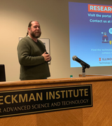 Image of John Towns presenting at Beckman Institute